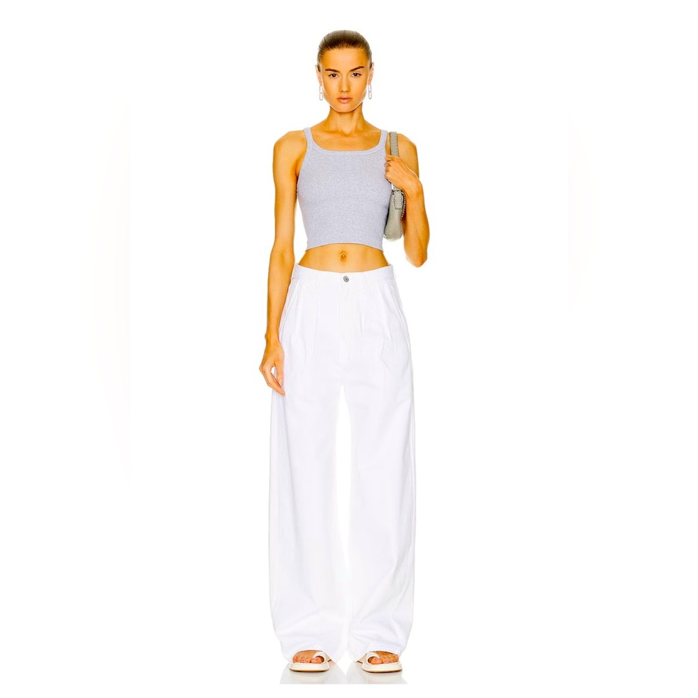 Citizen of Humanity Mauritzy pleated denim trousers in Prism size 24